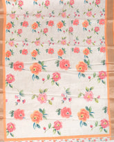 SC3971 - Linen Digital Print With Full Embroidery